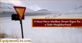 5 Must-Have Mailbox Street Signs For A Safe Neighborhood Photo Image 6087